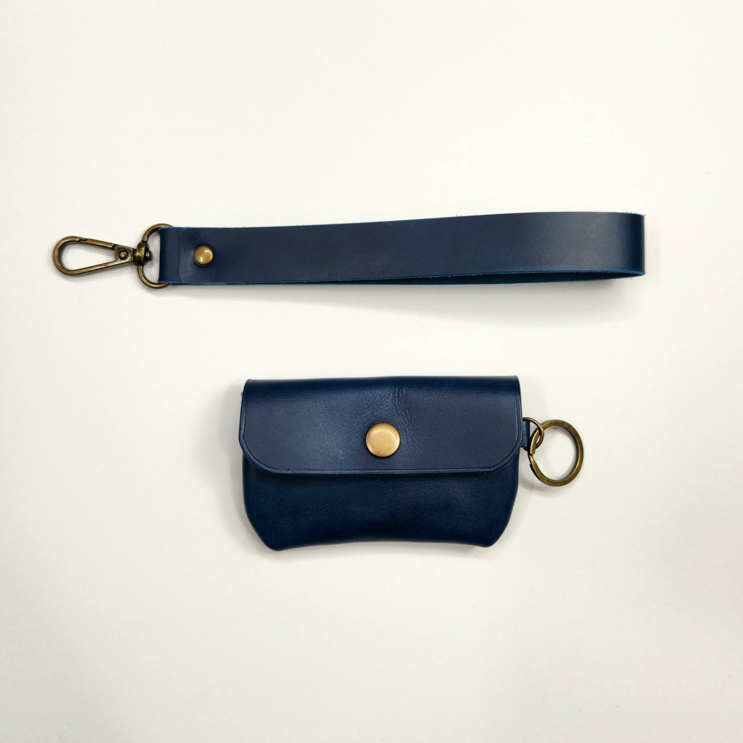 Womens Leather Keychain Wallet