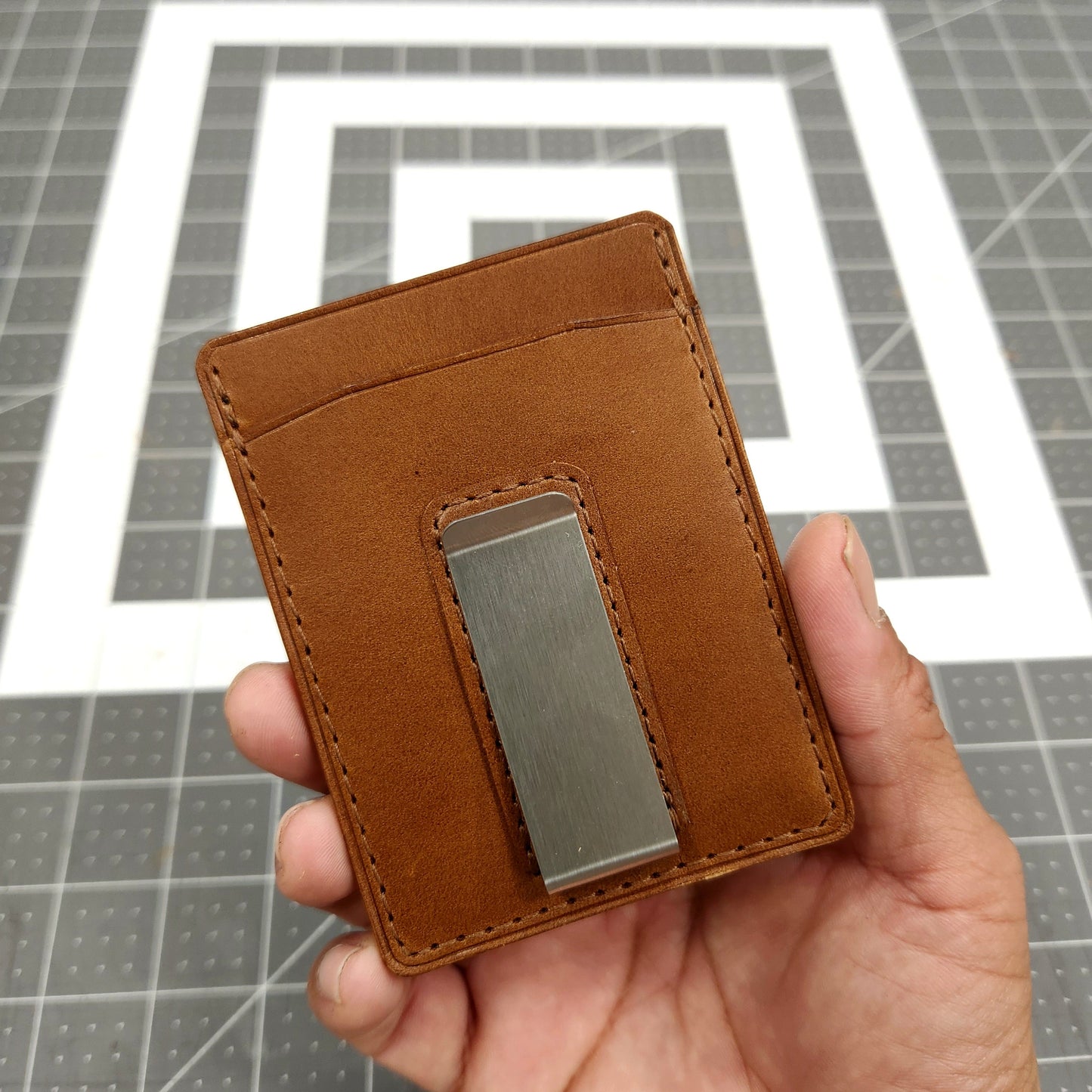 The Teddy with Money Clip Leather Wallet
