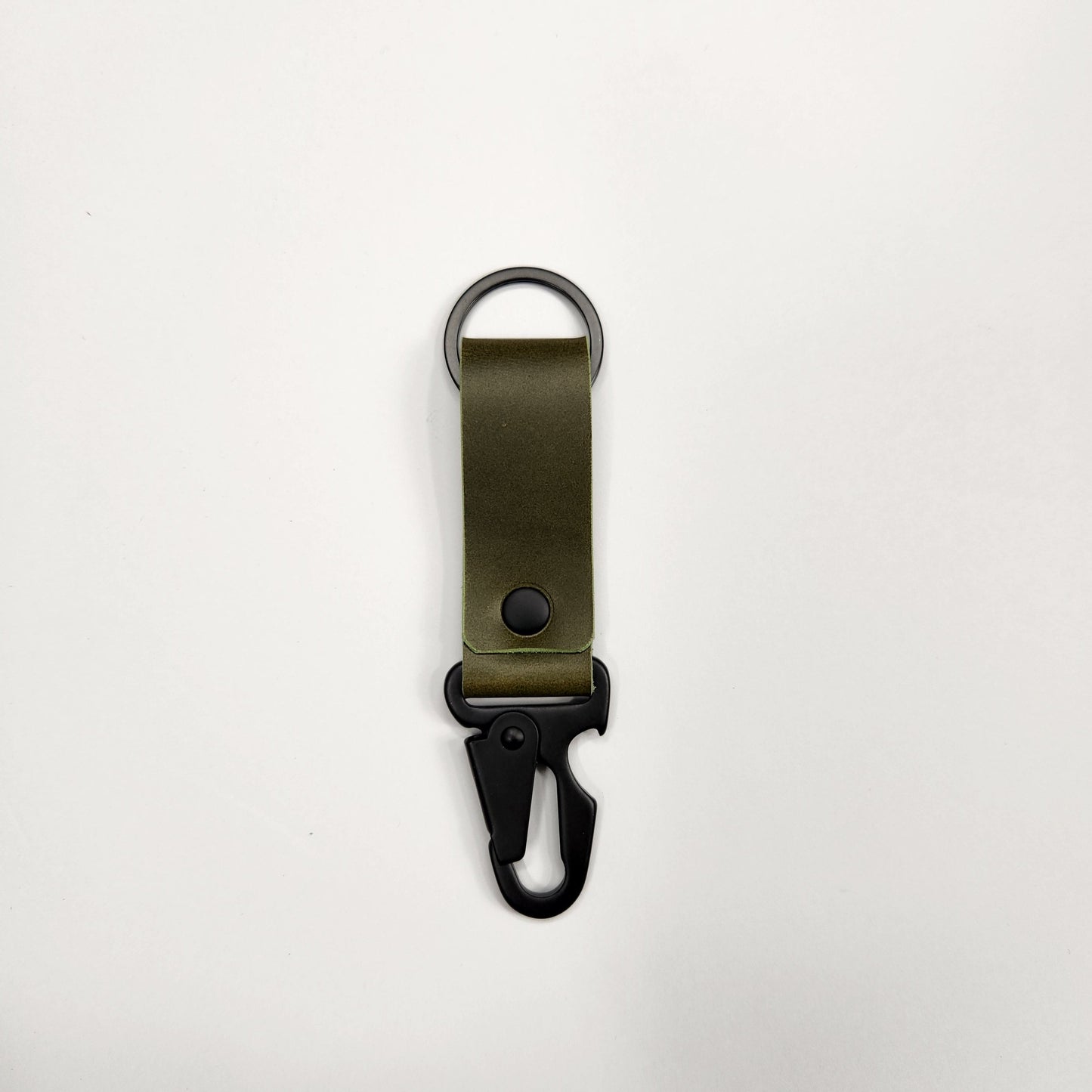 Leather keychain with bottle opener